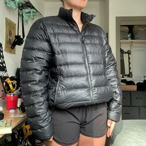 Outerknown Charcoal Puffer Jacket